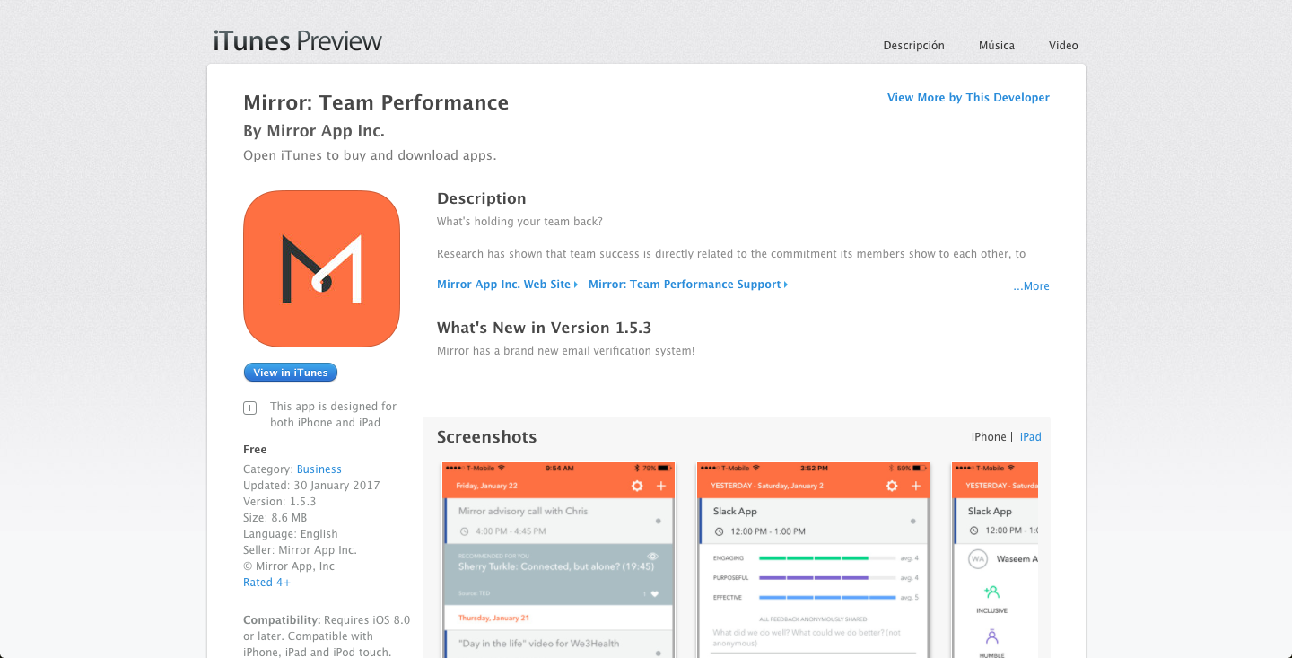 Mirror App